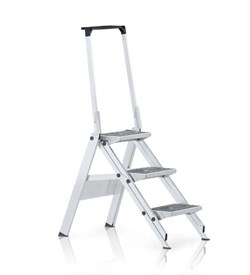 Алюминиевая стремянка Zarges Z600, 3 широкие ступени 41928 - фото 100342