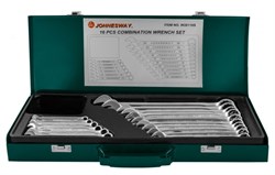 Набор комбинированных гаечных ключей Jonnesway в кейсе, 6-24 мм, 16 предметов W26116S - фото 109254
