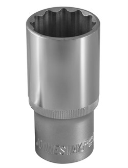Торцевая 12-гранная головка Jonnesway глубокая 1/2"DR, 26 мм S04HD4726 - фото 109992