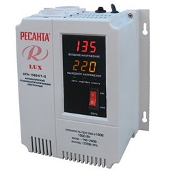 Стабилизатор напряжения Ресанта АСН-1500Н/1-Ц Lux - фото 110589