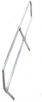 Второй поручень для трапа с платформой Krause 45°/13 ступеней 824820 - фото 11159