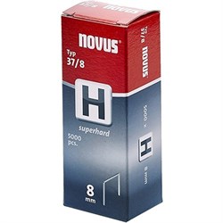 Тонкие супертвердые скобы для степлера Novus тип 37 H 37/8S 5000 шт - фото 126811
