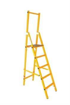 Диэлектрическая стремянка ЗЭП 6 ступеней ССВ-2,7-55 - фото 136913