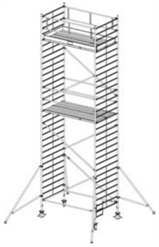 Алюминиевая вышка-тура Krause Stabilo 5000 9,3м 739094 - фото 157304