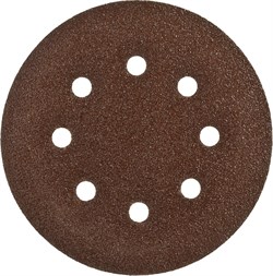 Перфорированный абразивный круг Зубр Стандарт Р40, 150,мм, 5шт 35350-150-040 - фото 269942
