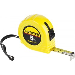 Рулетка измерительная Stayer Мaster MaxTape 5 м 19 мм 34014-05-19 - фото 274155