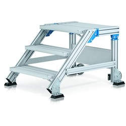 Лестничная площадка Zarges, 5 ступеней, ширина 1000 мм 40855531 - фото 278009