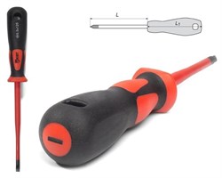 Отвертка для электрика КВТ Слим SL3,5 x 100 78587 - фото 287499