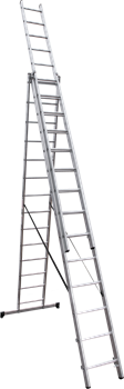 Алюминиевая трехсекционная лестница Новая Высота NV 123 3x14 1230314 - фото 289238
