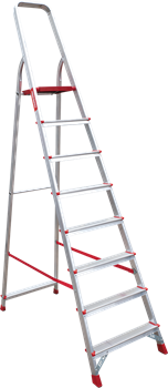 Алюминиевая стремянка Новая Высота NV 311 8 ступеней 3110108 - фото 292143