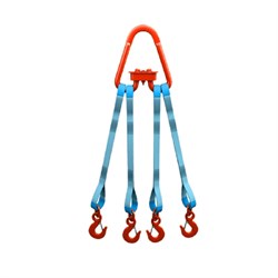 Четырехветвевый текстильный строп GEARSEN Стандарт полиэстер 4ST 1001050 - фото 294211