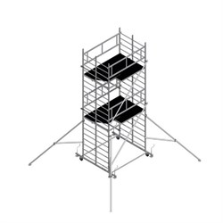 Алюминиевая вышка-тура ALUR ВМ 1400 10 м - фото 297448