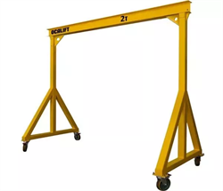 Ручной мобильный козловой мини-кран OCALIFT МПУ 1т 3х3м - фото 321567