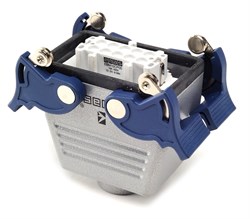 Розетка EMAS 4 фиксатора, монтаж на кабель, 10 полюсов, 16А EBM10PU34 - фото 324433