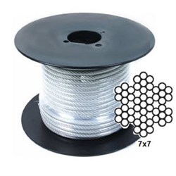 Стальной нержавеющий трос TOR мягкий А2 7х7 5 мм 1022144 - фото 360202