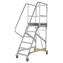 Разборная вышка-стремянка на колесах MEGAL ВС3-3,5 (300+150 кг) - фото 377914