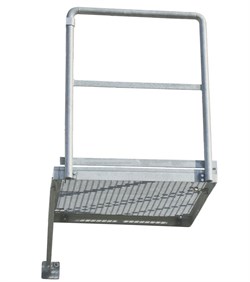 Дополнительная площадка Krause 1000х1000 мм, оцинкованная сталь 837004 - фото 386624