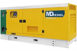 Резервный дизельный генератор MitsuDiesel МД АД-100С-Т400-1РКМ29 в шумозащитном кожухе 040480 - фото 391498
