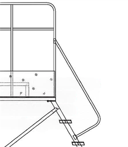 Перила "примыкают" к ограждению - фото 407518