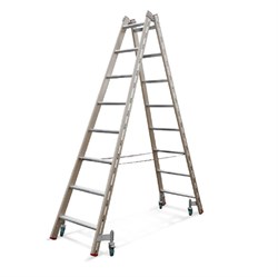 Двусторонняя стремянка Эйфель Квадрига 208