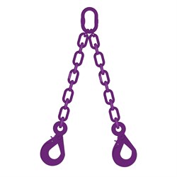 Строп цепной TOR 2СЦ г/п 5,3 т 3,0 м крюки самозакрывающиеся