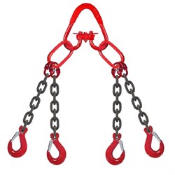 Строп цепной TOR 4СЦ г/п 6,7 т 3,5 м звено Рт3 12,5 т