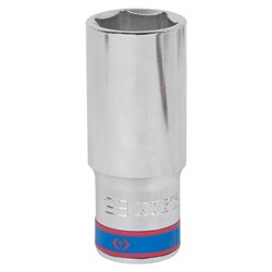 Головка торцевая глубокая шестигранная 1/2", 23 мм KING TONY 423523M TONY - фото 679756