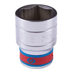 Головка торцевая стандартная шестигранная 1/2", 7/8", дюймовая KING TONY 433528S TONY - фото 679937