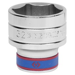 Головка торцевая стандартная шестигранная 1/2", 32 мм KING TONY 433532M TONY - фото 679941