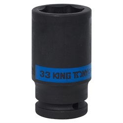 Головка торцевая ударная глубокая шестигранная 3/4", 33 мм KING TONY 643533M TONY - фото 680691