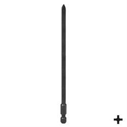 Вставка (бита) торцевая 1/4", Phillips, PH1, 150 мм, для шуруповерта KING TONY 711501P TONY - фото 681135