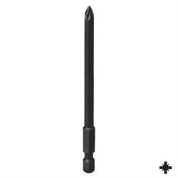 Вставка (бита) торцевая 1/4", Pozidriv, PZ1, 90 мм, для шуруповерта KING TONY 719001Z TONY - фото 681198