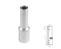 Головка торцевая глубокая шестигранная 1/2", 10 мм AFFIX AF00140010 AF00140010 - фото 682468