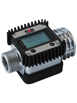 Счетчик PIUSI K24 F00408100 для ДТ в алюминиевом корпусе, 7-120 л/мин, электронный - фото 690447