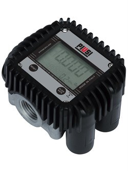 Счетчик PIUSI K400 1/2" BSP F00484000 для антифриза, ДТ и масла, 1-30 л/мин, электронный - фото 690454