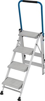 Складной трап с поручнем Krause Stabilo Professional 4 ступени 810533 - фото 692094