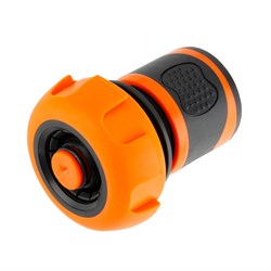 Коннектор для шланга Amigo с soft-покрытием серия XXL 79515 с аквастопом 3/4" - фото 693018