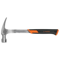 Молоток-гвоздодер Truper Expert MXR-20 с полированным бойком, металлическая ручка 16821 - фото 693619