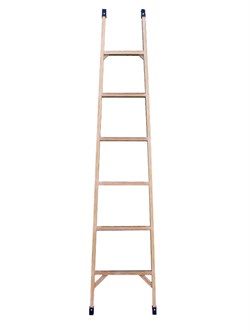 Приставная диэлектрическая лестница 7 ступеней ЛСП-2,7-Ф55М - фото 77766