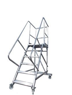 Передвижная лестница с платформой ВС-6,0 23 ступени - фото 98275