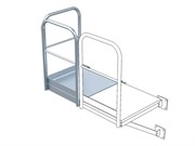 Основная лестничная площадка Zarges 860x800 43270