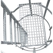 Промежуточная площадка Krause откидная, алюминий 838124