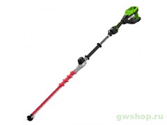 Аккумуляторный штанговый телескопический кусторез Greenworks PH662T, 82V Greenworks 2301607 Аккумуляторный штанговый телескопический кусторез Greenworks PH662T, 82V Greenworks 2301607