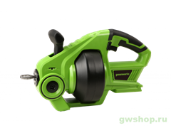 Трос сантехнический аккумуляторный 24V GREENWORKS G24DA Greenworks 3707307 Трос сантехнический аккумуляторный 24V GREENWORKS G24DA Greenworks 3707307