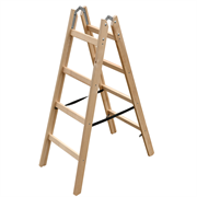 Двусторонняя деревянная стремянка-ходули Алюмет 2x4 ступени WD1204
