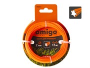 Леска для триммеров Amigo 70351 "Звезда" 2 мм 15 м