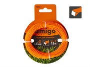 Леска для триммеров Amigo 70804 "Витой квадрат" 1,5 мм 15м