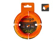 Леска для триммеров Amigo 70805 "Витой квадрат" 2 мм 15м