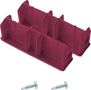 Неопорные заглушки боковин Krause 98х25 мм (пара) 212207