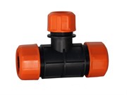 Переходник Amigo 74010 для шлангов 1/2"-3/4"-3/4", Т-образный